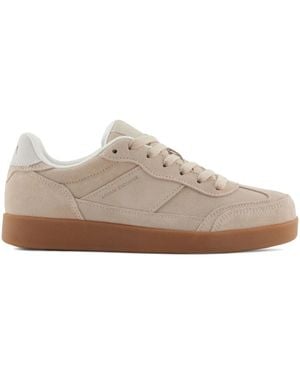 ARMANI EXCHANGE Suede Trainers - Brown