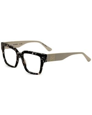 KARL LAGERFELD Square-Frame Glasses - Natural