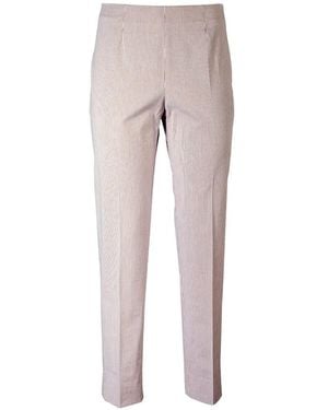Berwich Striped Trousers - Grey