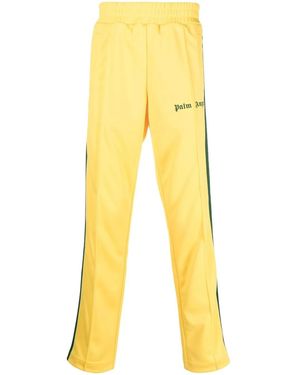 Palm Angels Trousers Yellow
