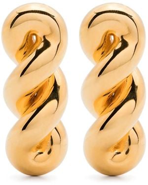 Uncommon Matters Long Twist Earrings - Metallic