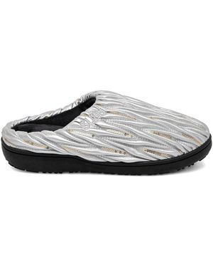 SUBU Mules À Sequins - Blanc
