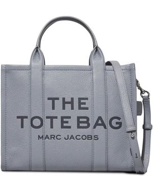 Marc Jacobs The Leather Medium Tote Bag - Grey