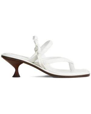 Tod's Geraffte Sandalen - Weiß