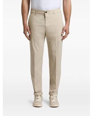 Peserico Elasticated-Waistband Trousers - Natural