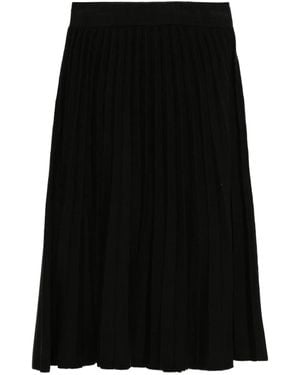Blugirl Blumarine Midirock Mit Falten - Schwarz