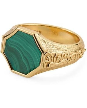 Emanuele Bicocchi Signet Ring - Blue