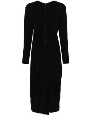 Diane von Furstenberg Mandana ミディドレス - ブラック
