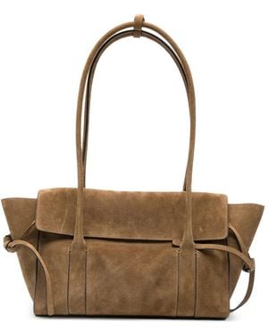 Mulberry Small Bayswater Flap-Top Tote Bag - White