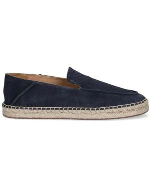 BOSS Espadrilles Aus Wildleder - Blau