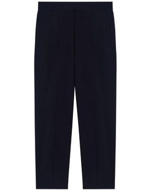 Emporio Armani Elasticated-Waist Trousers - Blue