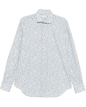 Xacus Floral Shirt - White