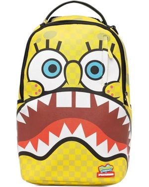 Sprayground Spongebob-Print Backpack - Blue