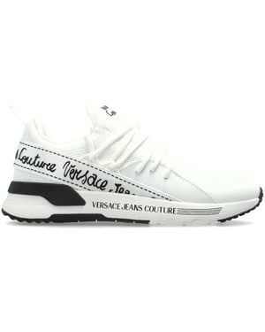 Versace Jeans Couture Logo-Print Trainers - White
