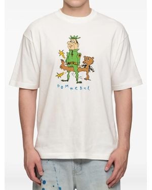 DOMREBEL Booboo グラフィック Tシャツ - ホワイト