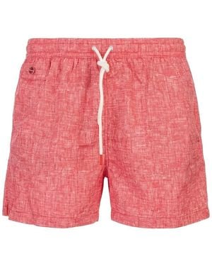 Kiton Badeshorts Mit Kordelzug - Pink