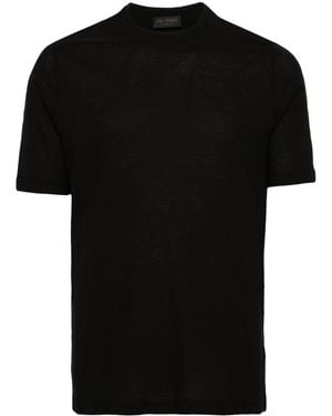 Dell'Oglio Crew-Neck Cotton T-Shirt - Black