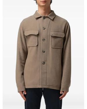 Tagliatore Tempesta Jacket With Pockets - Natural