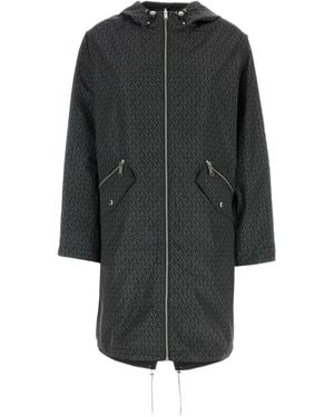MICHAEL Michael Kors Signature Logo Reversible Jacket - Gray
