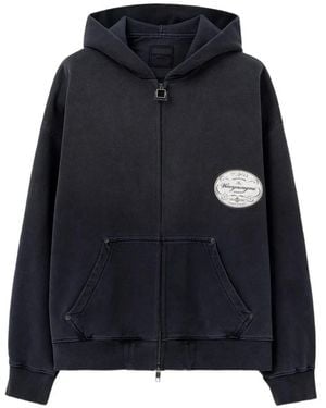 WOOYOUNGMI Side-Pockets Hoodie - Blue