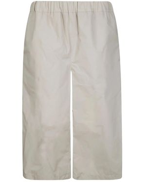 Rier Gecoate Popeline Shorts - Wit