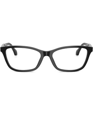 Versace Ve3375 Rectangle-Frame Glasses - Black