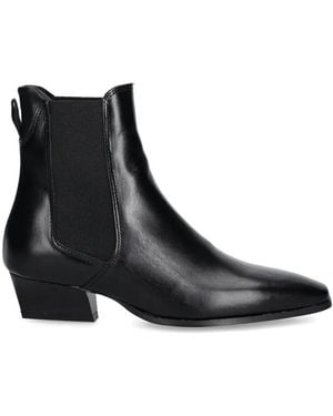 GANT Bassotte Square-Toe Heeled Boots - Black