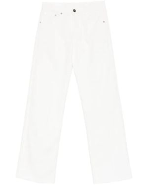 Dondup Belt-Loop Button Jeans - White