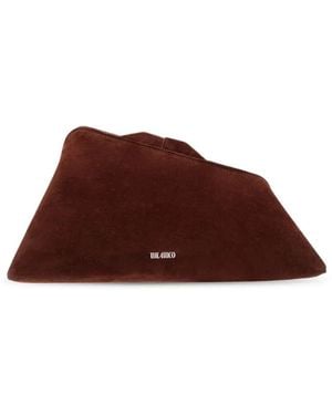 The Attico 8.30Pm Clutch Bag - Brown