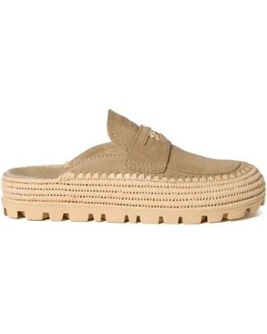 Miu Miu Mule shoes for Women | Online Sale up to 48% off | Lyst