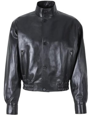 Jil Sander Leather Jacket - Black