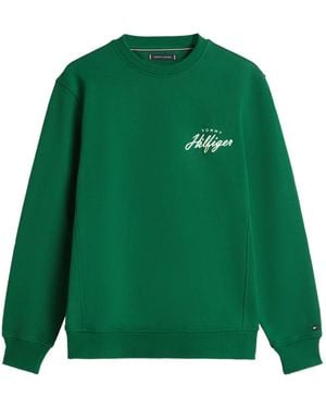 Tommy Hilfiger Logo Sweatshirt - Green