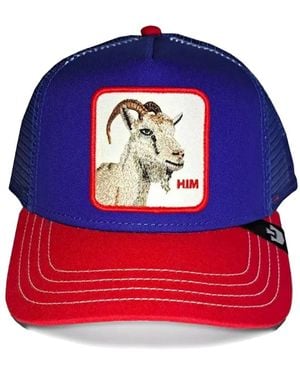 Goorin Bros Goat-Patch Trucker Hat - Blue