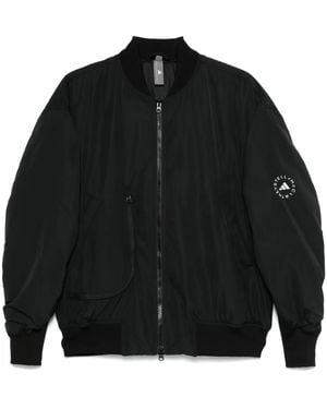 adidas By Stella McCartney Logo Bomber Jacket - Black