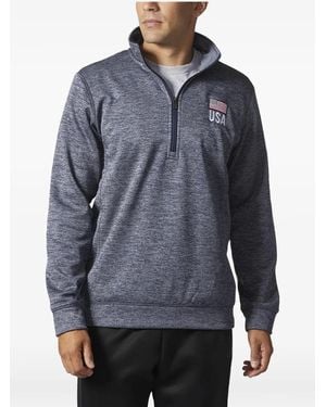 adidas Flag-Embroidered Zip Jacket - Blue