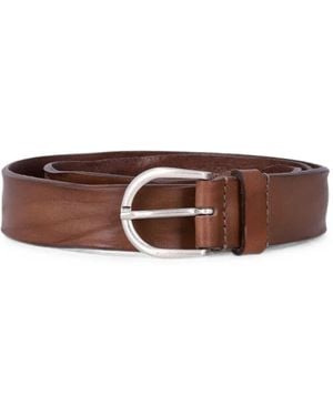 Mancini 1979 Buckle-Fastening Leather Belt - Brown