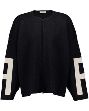 Fear Of God Pullover mit Reißverschluss - Schwarz
