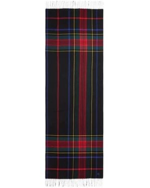 Polo Ralph Lauren Tartan-Check Scarf - Blue