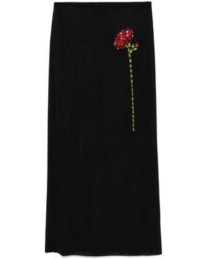 Simone Rocha シアースカート - ブラック
