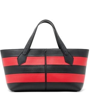 Proenza Schouler Chelsea Striped Tote Bag - Red
