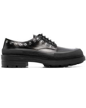 McQueen チャンキー ダービーシューズ - ブラック