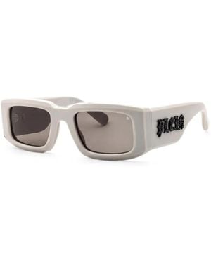 Philipp Plein Rectangle-Frame Sunglasses - Grey
