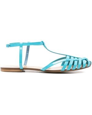 Anna F. Sandali Con Cinturino A T - Blu