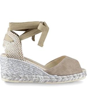 Espadrilles Ronny Ankle-Tie Wedge - Metallic