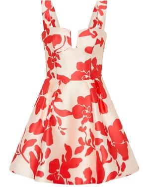 Rebecca Vallance Floral Mayari Mini Dress - Red