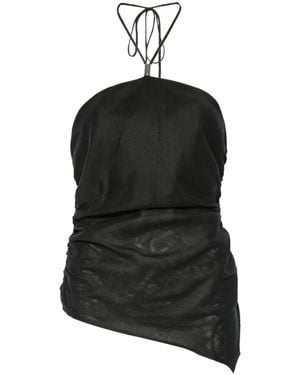 Semicouture Halterneck Top - Black
