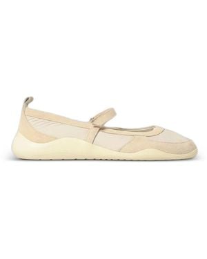 Vic Matié Touch-Strap Ballet Flats - Natural