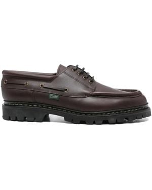 Paraboot Chimey Leather Lace-Up Shoes - Brown