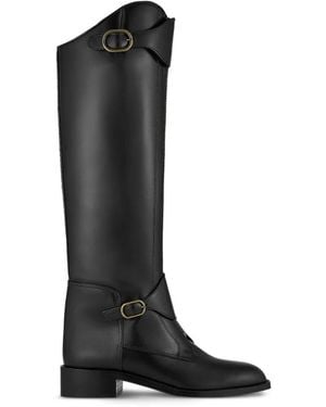 Aquazzura Alex Riding Boots - Black