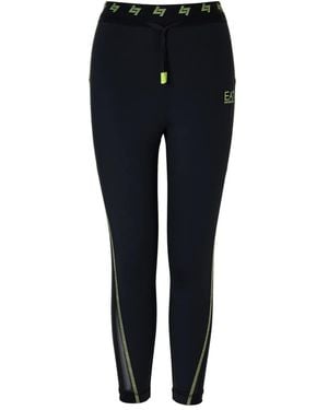 EA7 Legging Met Logodetail - Zwart